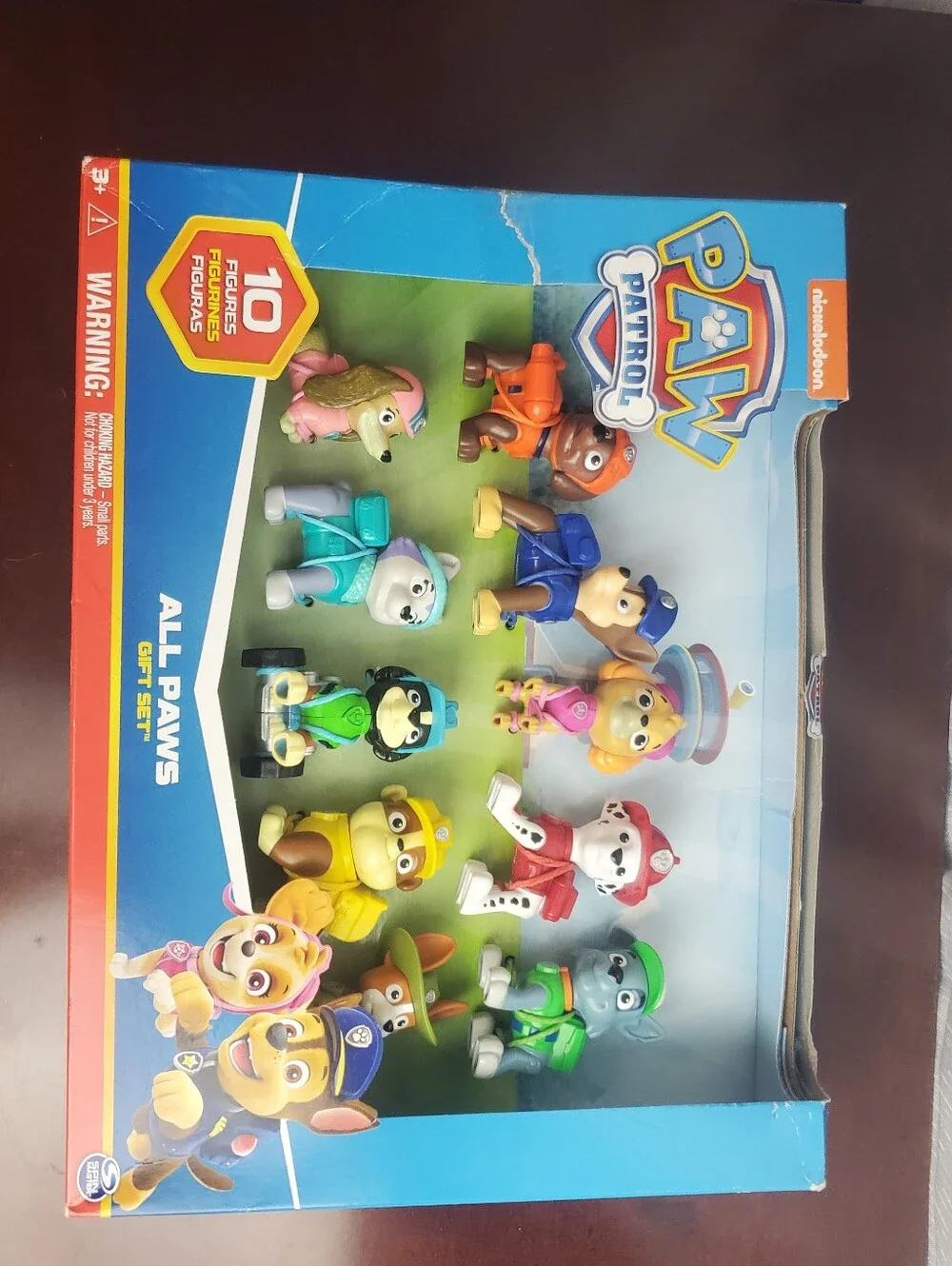 Paw Patrol All Paws Gift Set 10 Collectible Figures Chase Marshall Skye Liberty